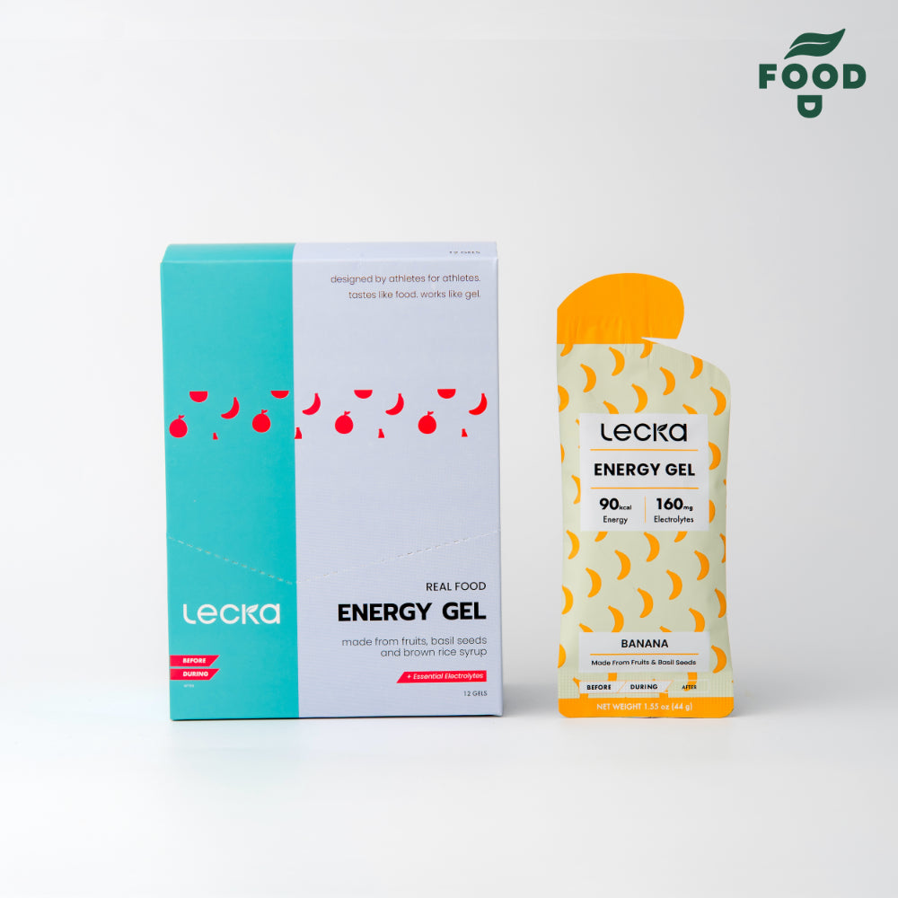 LECKA - NATURAL VEGAN ENERGY GEL - BANANA 44G