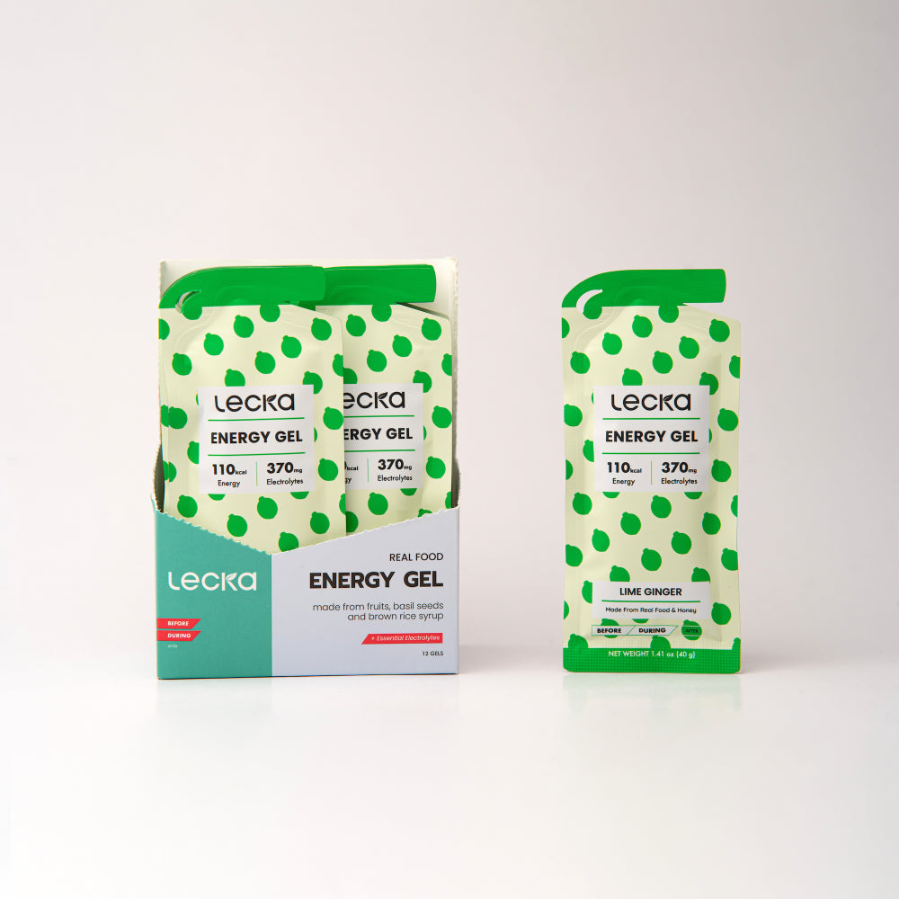 LECKA - NATURAL ENERGY GEL - LIME GINGER 40G