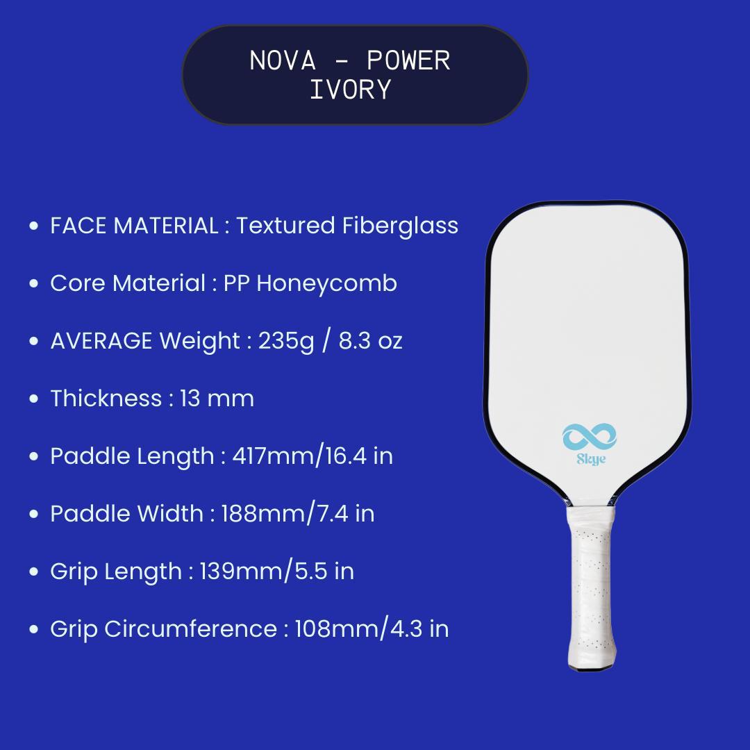 SKYE FUN SERIES PICKLEBALL PADDLE - NOVA POWER