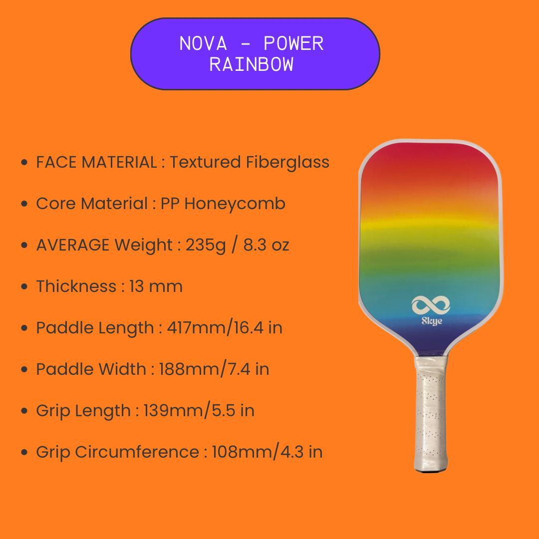 SKYE FUN SERIES PICKLEBALL PADDLE - NOVA POWER
