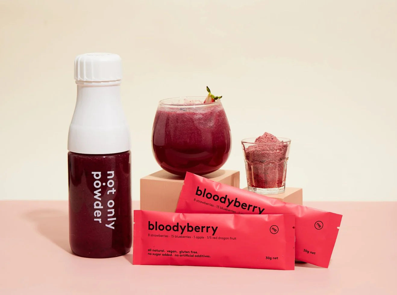 not only powder - FREEZE DRIED POWDER - BLOODYBERRY SMOOTHIE 30G