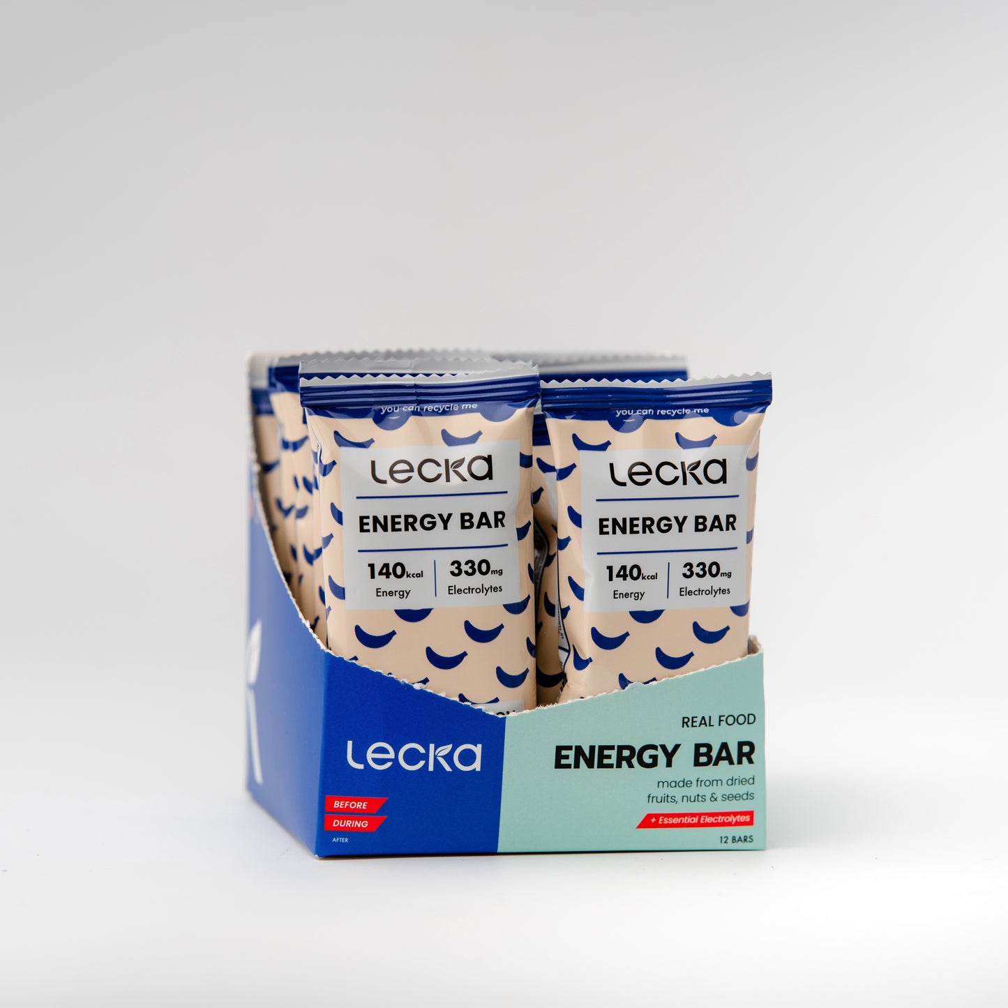 LECKA - NATURAL VEGAN ENERGY BAR - BANANA CINNAMON 40G
