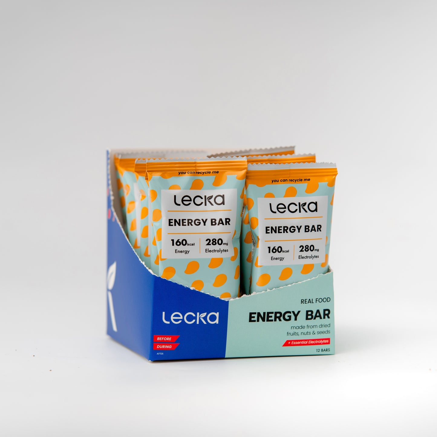 LECKA - NATURAL VEGAN ENERGY BAR - MANGO COCONUT 40G