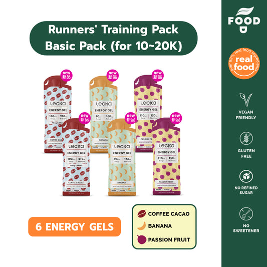 LECKA - RUNNER'S TRAINING PACK (BASIC - GELS ONLY)