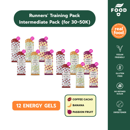 LECKA - RUNNER'S TRAINING PACK (INTERMEDIATE - GELS ONLY)