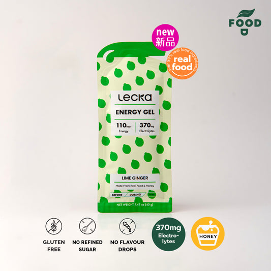 LECKA - NATURAL ENERGY GEL - LIME GINGER 40G