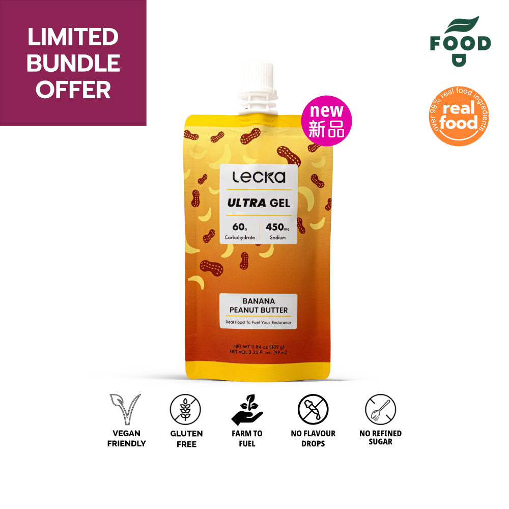[NEW] LECKA - NATURAL ULTRA GEL - BANANA PEANUT BUTTER 102G