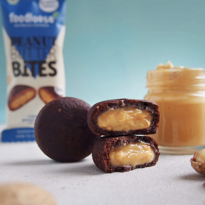 FOODLOOSE - ORGANIC VEGAN PEANUT BUTTER BITES - PEANUT FILLING 40G